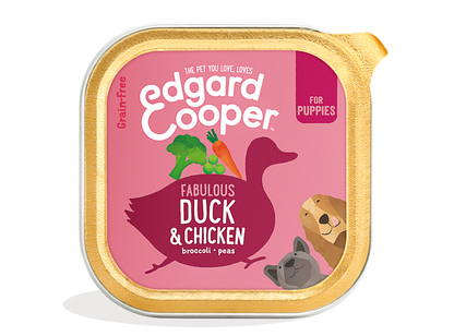Edgard & Cooper - Puppy Duck & Chicken with broccoli, carrot & pumpkin