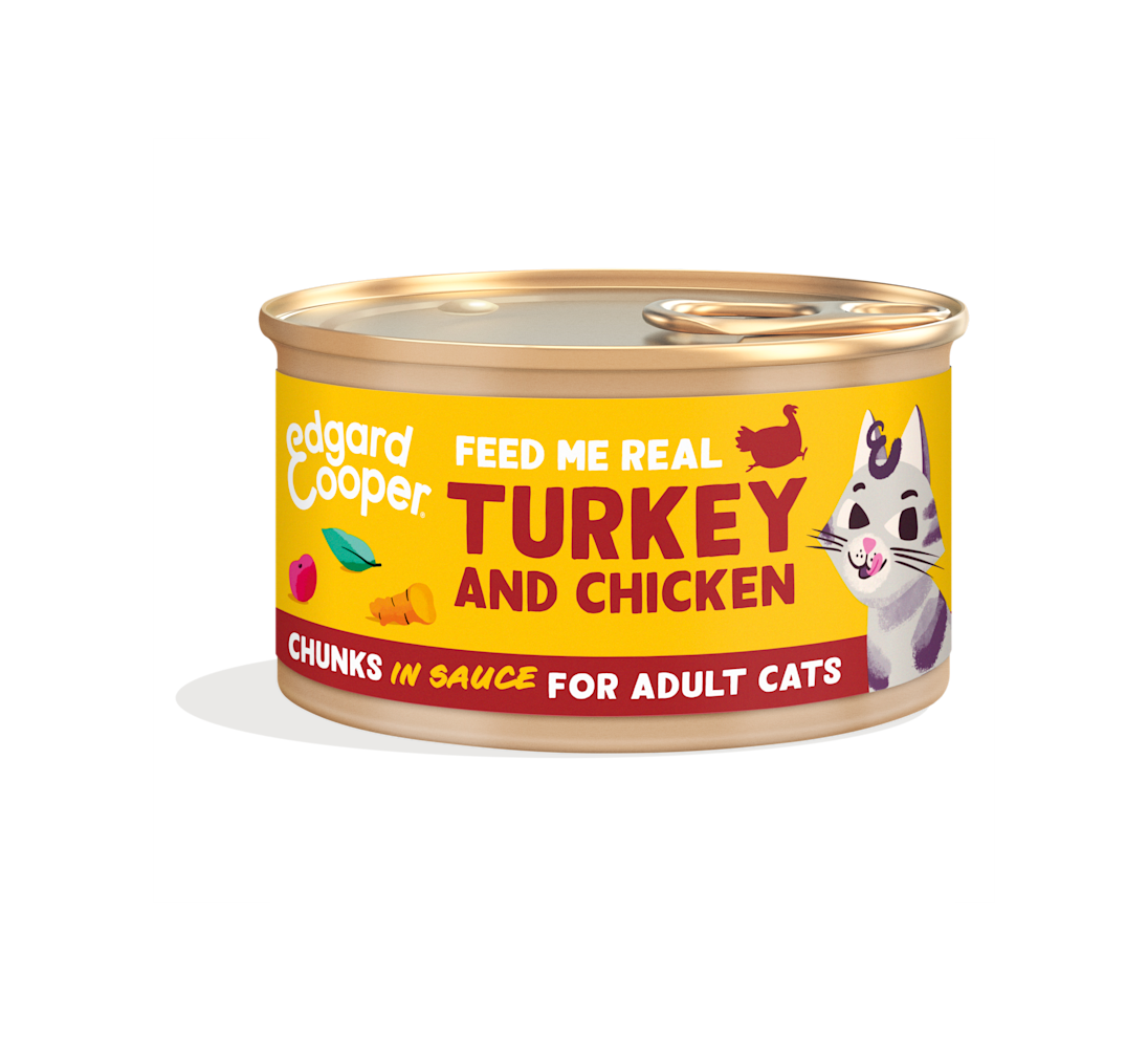 Edgard & Cooper - Senior Free-Run Chicken and Turkey chunks in sauce