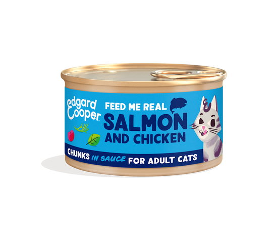 Edgard & Cooper - MSC Salmon and Free-Run Chicken chunks in sauce