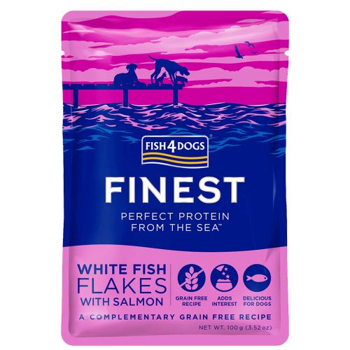Fish4Dogs - White Fish Flakes with Salmon